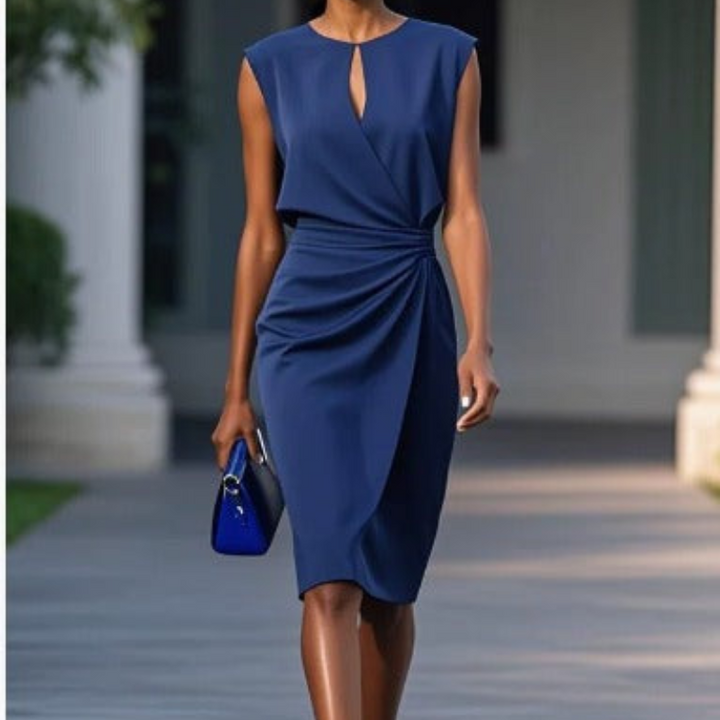 Vestido feminino com design elegante, confortável e versátil. Perfeito para moda casual e festas de verão.