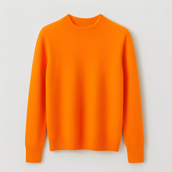 Pullover feminino Kelsey elegante e aconchegante, blusa de tricô de manga longa, gola redonda, versátil ano todo.
