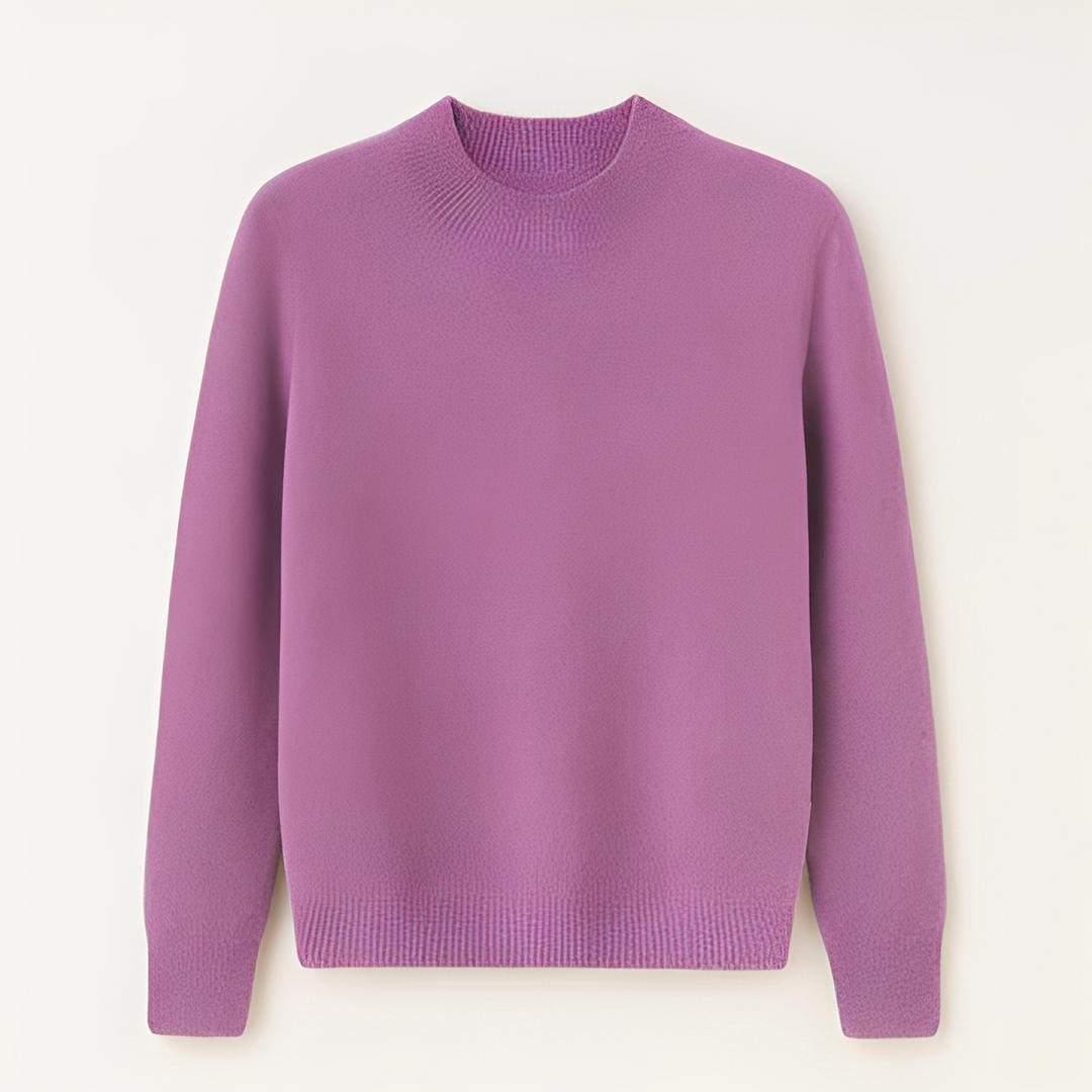 Suéter feminino moderno, para outono, com caimento casual, garante conforto e aquecimento.