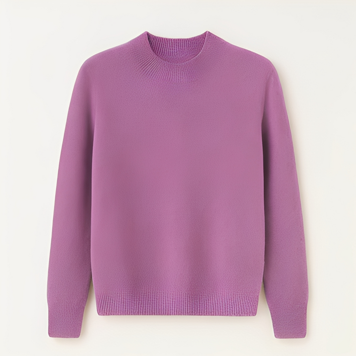 Suéter feminino moderno, para outono, com caimento casual, garante conforto e aquecimento.