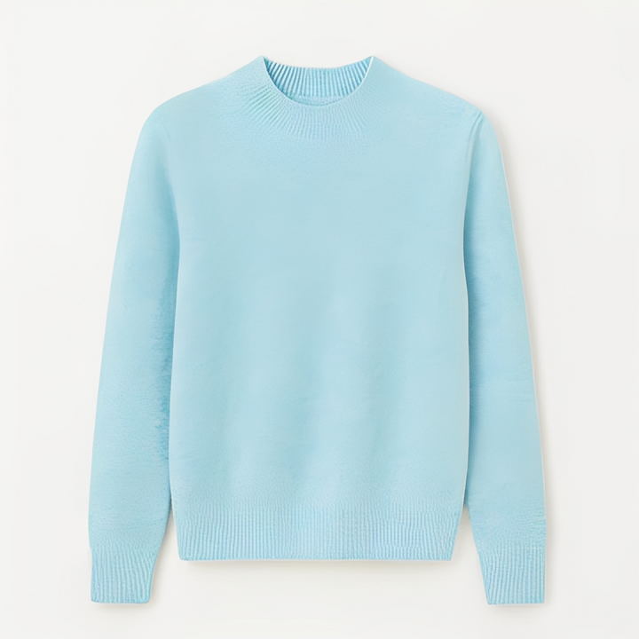 Suéter feminino Kelsey aconchegante para o ano todo, blusa de trico de manga longa, ideal para inverno e estações.