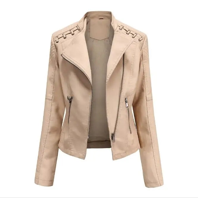 Look casual com a jaqueta feminina Guusje, peça essencial para outono.