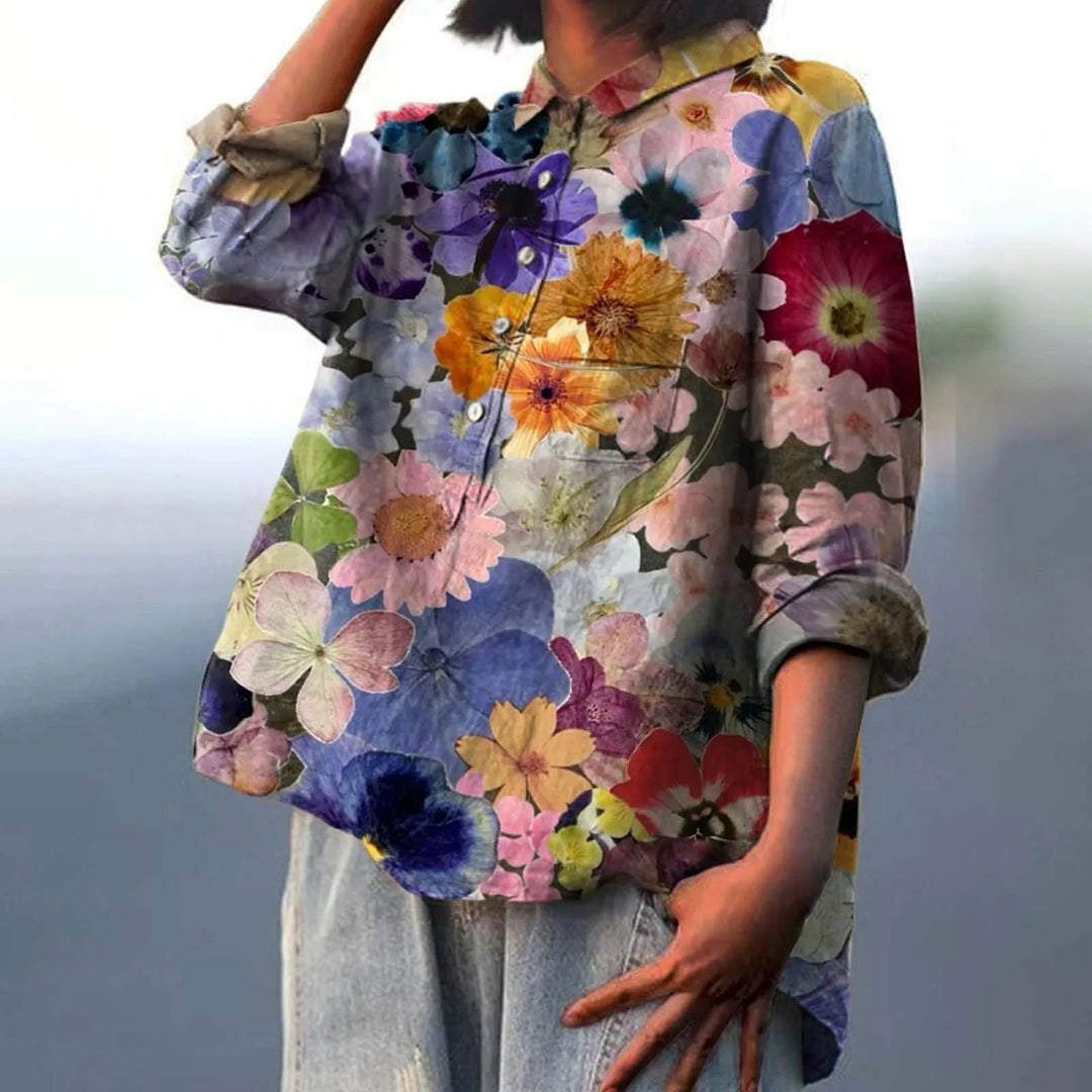Camisa feminina oversized confortável e versátil, essencial para moda feminina elegante.