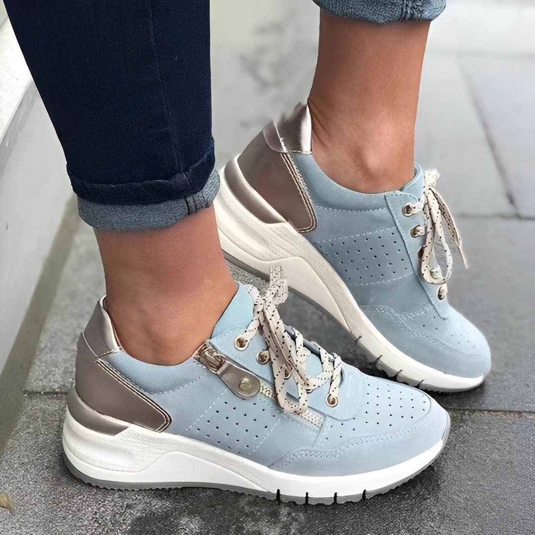 Sapatos femininos Luciah: Calçado de verão confortável com estilo moderno. Perfeito para moda feminina e casual.