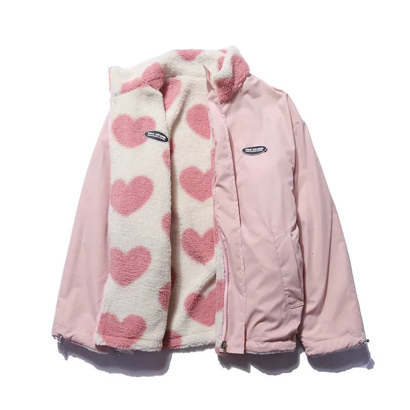 Casaco feminino acolchoado dupla face. Estilo casual e confortável para outono/inverno. Roupa essencial de moda feminina.