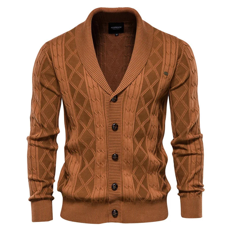 Camisola feminina elegante cinza com gola xale. Perfeita para conforto diário e estilo outono inverno.