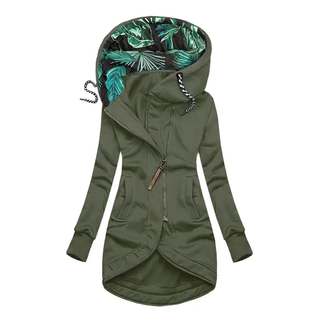 Casaco feminino de inverno, jaqueta elegante para roupa de frio, moda casual e tendência outwear.