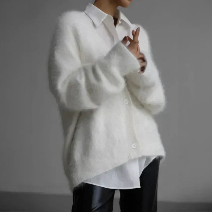 Camisola feminina casual-chic para outono/inverno. Adicione um toque de elegância confortável ao seu estilo diário e moda.