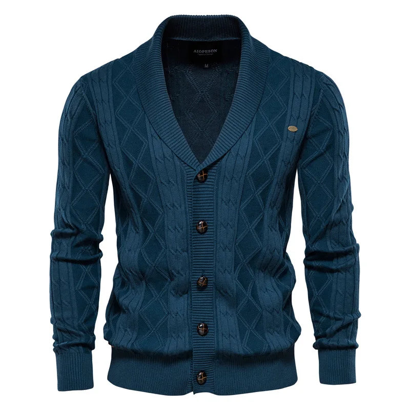 Camisola feminina chique com gola xale, perfeita para aquecer no outono inverno. Estilo e conforto.