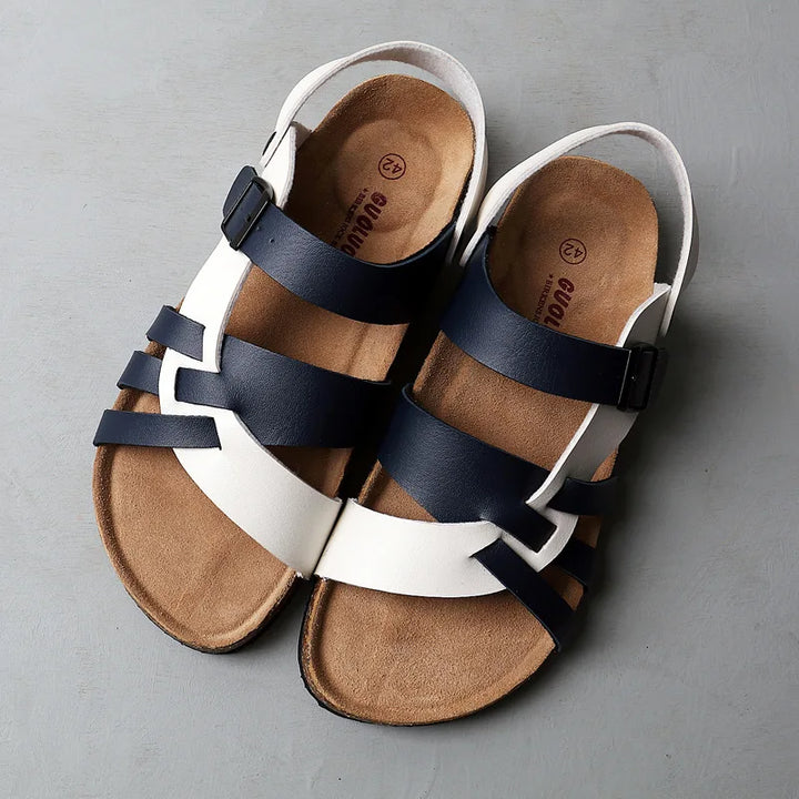 pt: Sandálias casuais femininas elegantes, perfeitas para um look confortável e estiloso no verão.