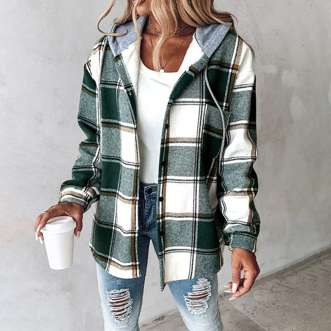 Jaqueta de inverno feminina, mantém você aquecida com estilo e conforto.