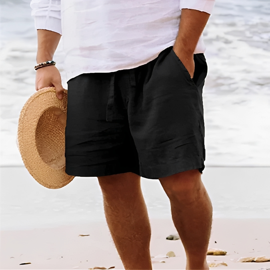 Shorts masculinos leves e versáteis, essenciais para o calor. Conforto e estilo para qualquer ocasião.