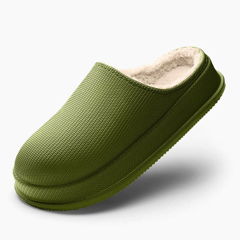 Chinelos femininos nuvem de conforto, pantufas macias e antiderrapantes para o lar.