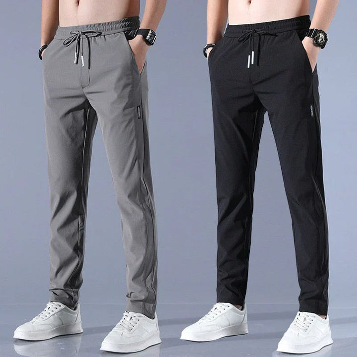 Calça masculina Adventure Pro elástica leve para caminhada e aventura, secagem rápida.