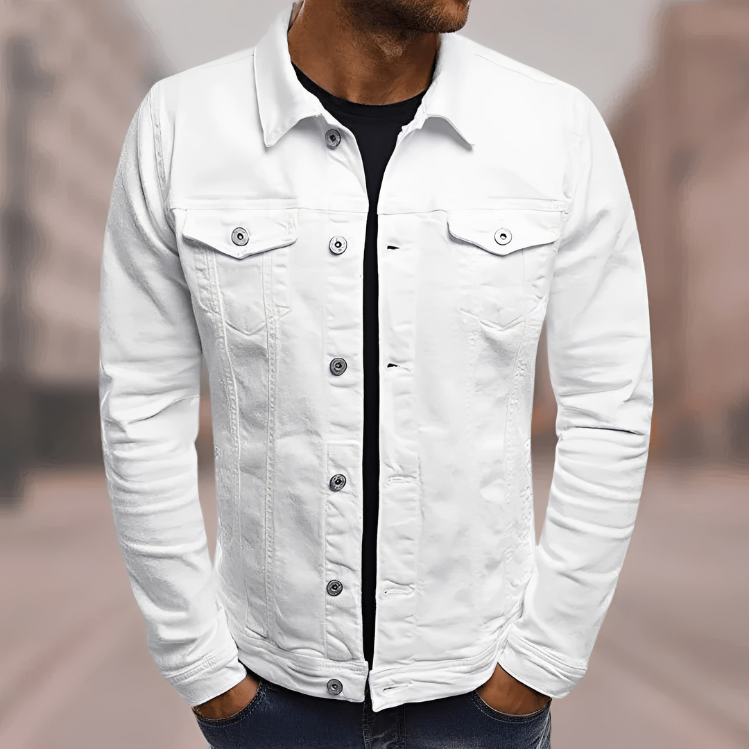 Casaco masculino casual para streetwear, ideal para outono/inverno. Conforto e estilo em moda masculina versátil.