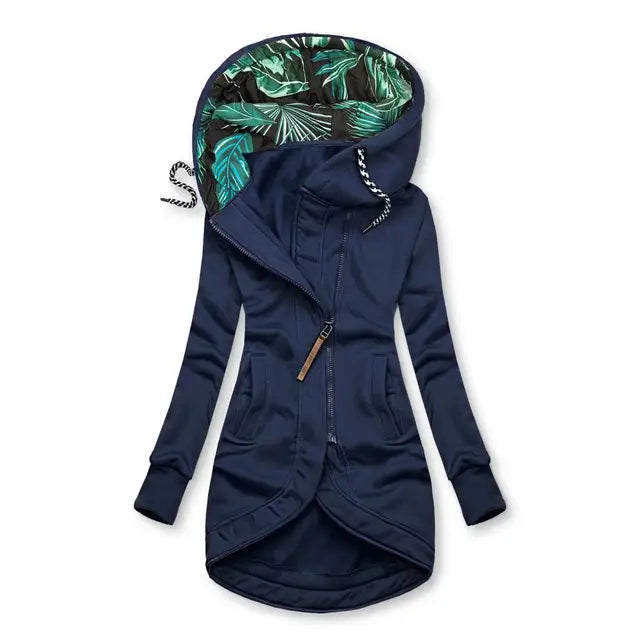 Casaco de inverno feminino elegante, quente e confortável, ideal para dias frios com muito estilo.