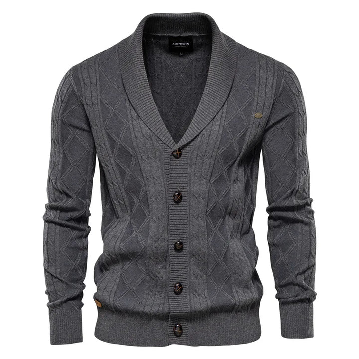 Camisola feminina versátil com gola xale, ideal para outono inverno. Roupa de conforto diário elegante.