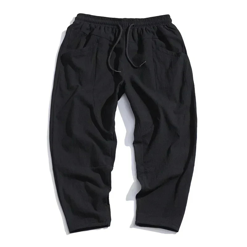 Shorts masculinos estilo Kyoto para verão, leve e confortável. Ideal para praia e lazer casual.