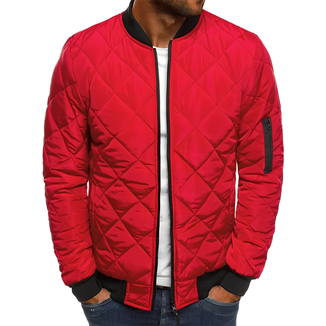 Casaco masculino elegante e versátil, ideal para todas as ocasiões, com corte slim fit.