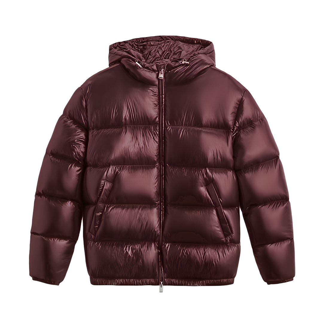 Agasalho masculino para inverno e outono, jaqueta com capuz que combina moda casual com proteção e aquecimento.