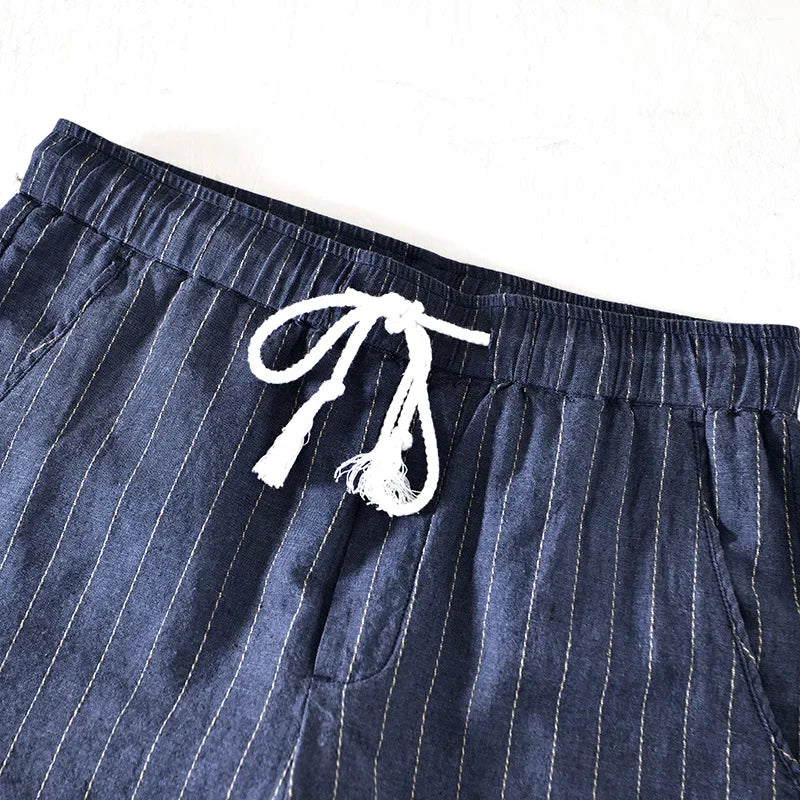 Shorts masculinos para a primavera/verão, com ajuste na cintura, design moderno e tecido respirável. Moda masculina casual.