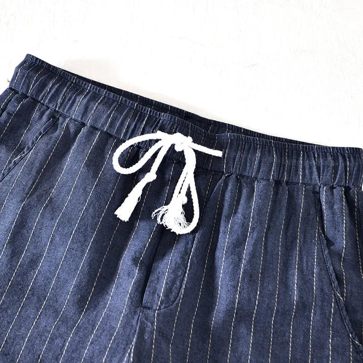 Shorts masculinos para a primavera/verão, com ajuste na cintura, design moderno e tecido respirável. Moda masculina casual.
