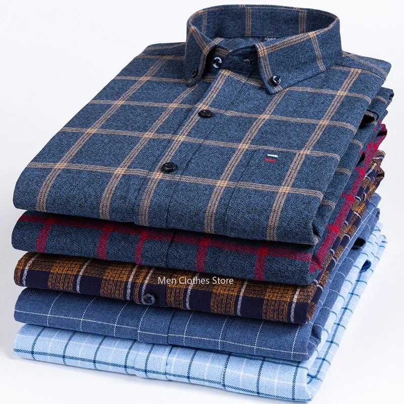 Camisa casual xadrez masculina, ideal para um visual despojado e estiloso. Combina com tudo.