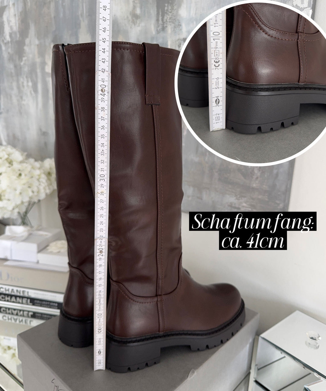 Botas femininas marrom inverno, confortáveis, com salto e forro térmico.