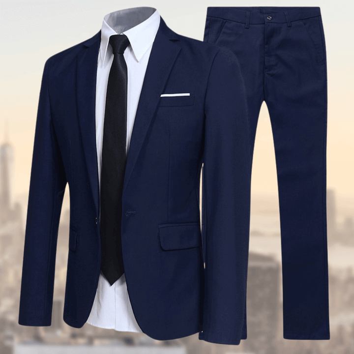 Conjunto masculino casual elegante. Roupa versátil para o inverno, ideal para escritório, eventos sociais e festas.