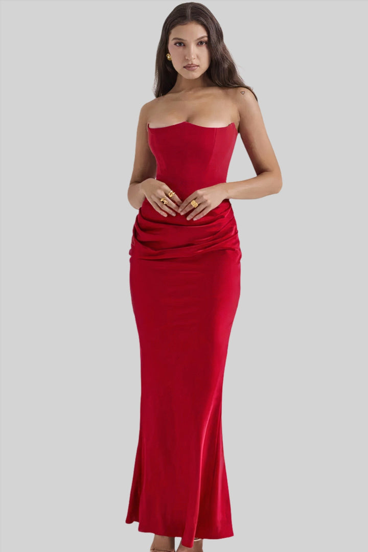 Vestido de verão feminino ombro a ombro maxi. Elegância sem esforço para um estilo casual chic.
