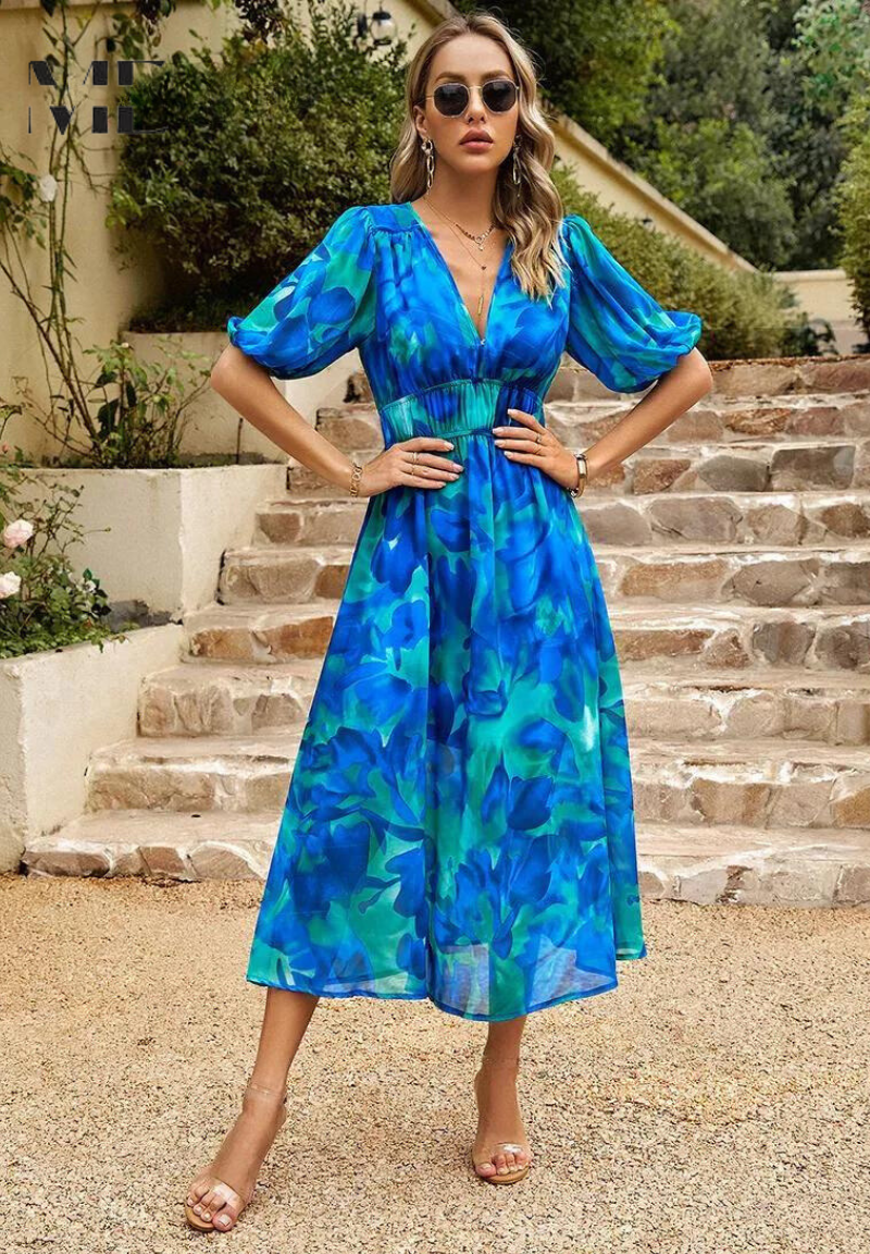 Vestido feminino elegante e modelador, perfeito para um visual sofisticado e confortável.