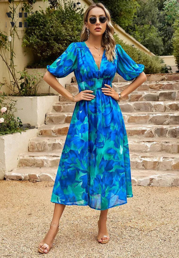 Vestido feminino elegante e modelador, perfeito para um visual sofisticado e confortável.
