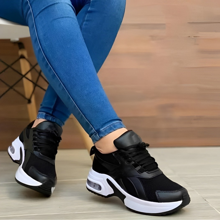 Tênis feminino casual Elric super leve e confortável para o dia a dia, com design respirável para o verão.