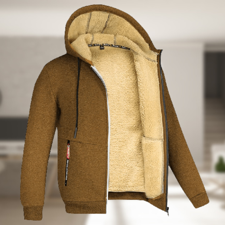 Casaco masculino de frio, confortável e resistente, perfeito para moda masculina no inverno.