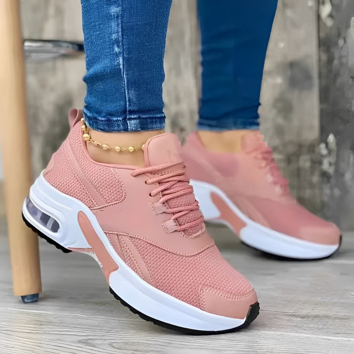 Calçado feminino Elric com tecnologia respirável, perfeito para esportes leves e caminhadas, design moderno e elegante.