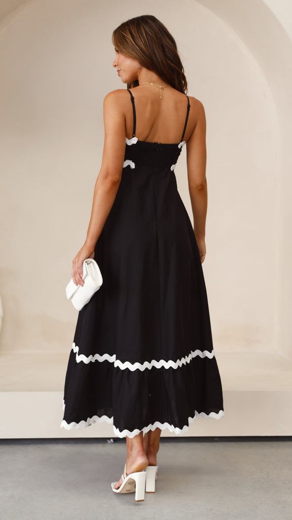 Vestido de verão feminino longo de alça, super confortável e moderno.