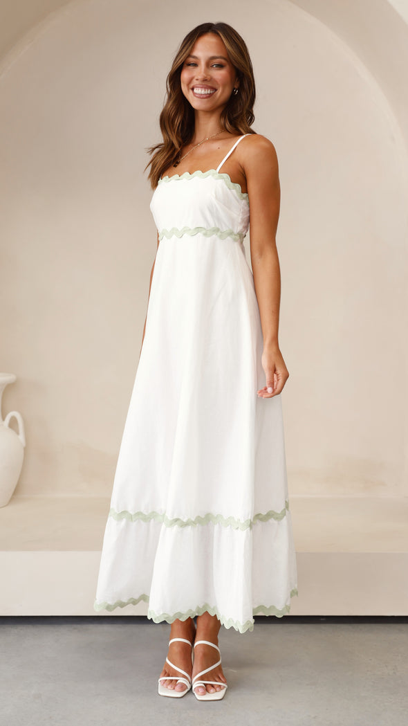 Elegância casual: Vestido longo de alça feminino para o verão.
