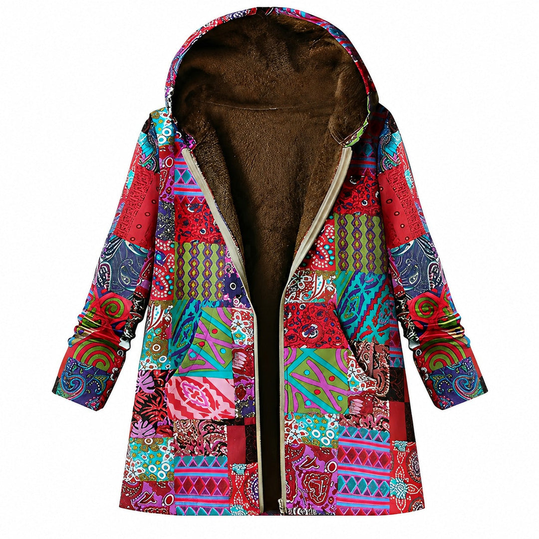 Parka feminina Jaslene, agasalho de inverno confortável e quente, essencial para a roupa de inverno.