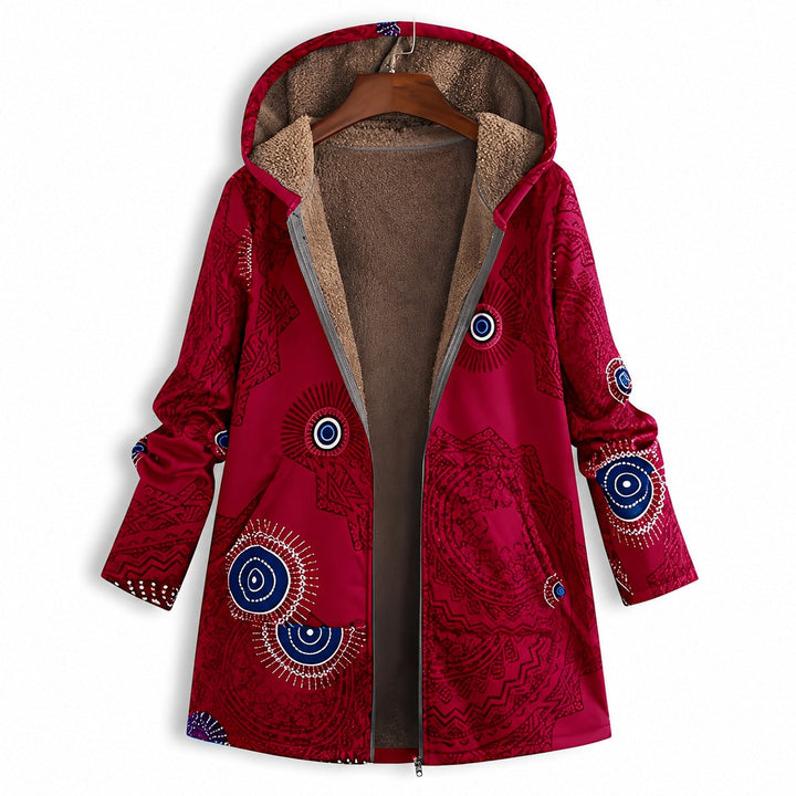 Outwear feminino Jaslene, parka de inverno ideal para aquecimento e proteção com estilo casual e elegante.