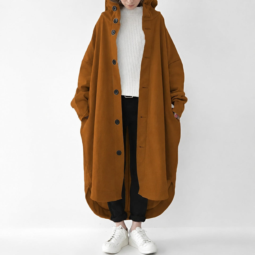Casaco feminino longo, estilo solto e casual, adaptável a várias ocasiões. Versátil e moda feminina.