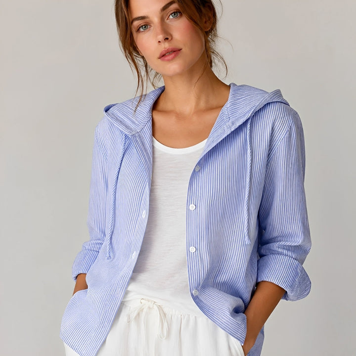 Moletom feminino leve e casual. Ideal para conforto diário e dias relaxados.