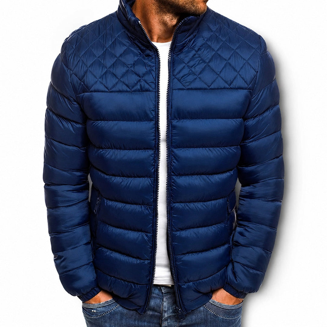 Jaqueta de inverno masculina durável e quente, com estilo elegante. Agasalho essencial para a moda inverno masculina.