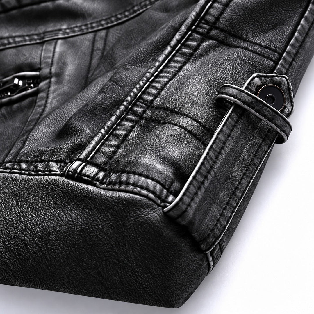 Casaco masculino versátil para outono inverno. Jaqueta preta de estilo clássico, peça essencial para roupa masculina.