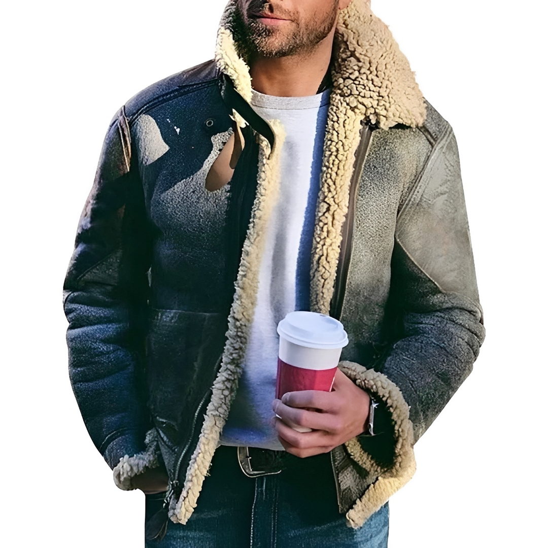 Jaqueta masculina de inverno, agasalho quente e confortável. Blusão térmico para homem, perfeito para outono-inverno.