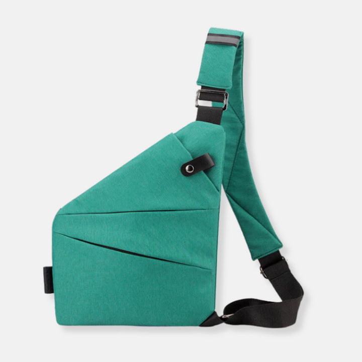 Bolsa Crossbody prática, antifurto e resistente à água para o dia a dia e viagens.