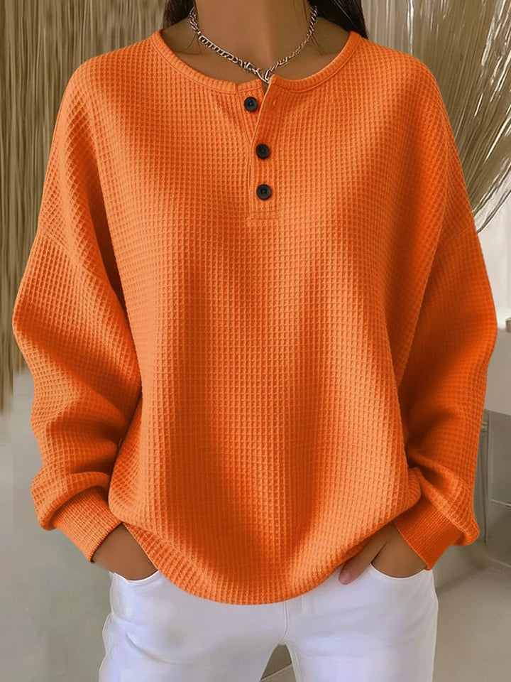 Camisola feminina casual de gola para inverno. Confortável e quente para outono/inverno, perfeita para um look estiloso.