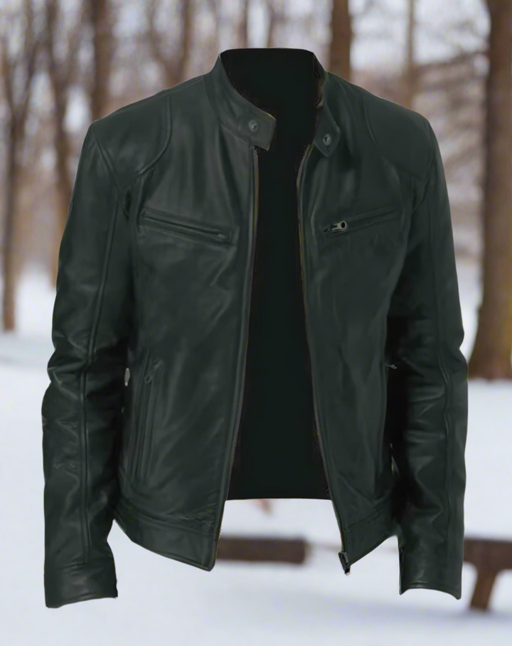 Jaqueta masculina outono inverno, modelo versátil e moderno, realça o estilo com elegância.