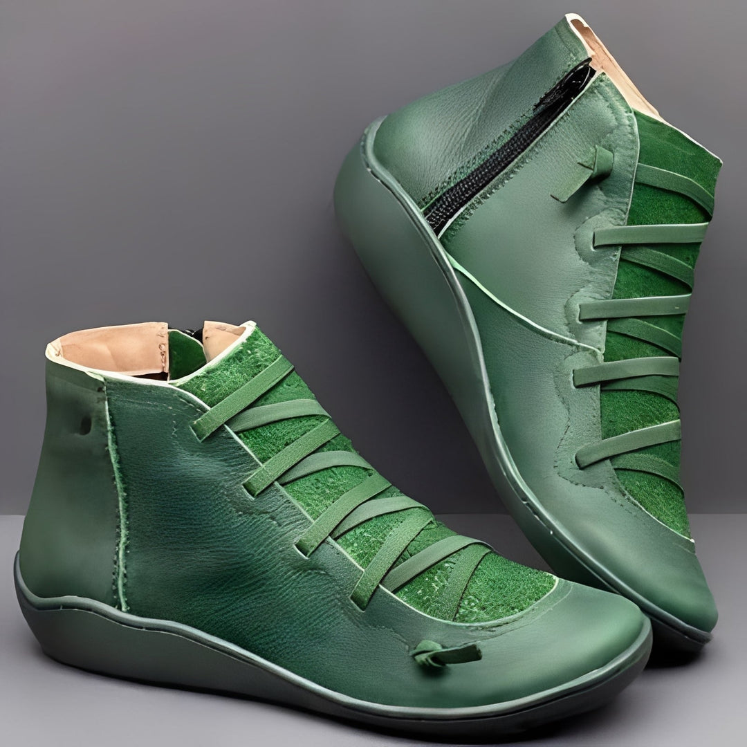 Botins femininos impermeáveis, elegantes e confortáveis, ideais para moda outono/inverno e uso casual.