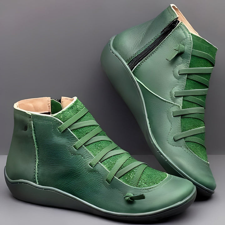 Botins femininos impermeáveis, elegantes e confortáveis, ideais para moda outono/inverno e uso casual.