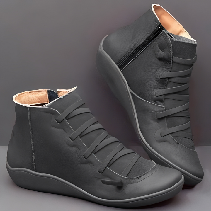 Botins femininos de conforto diário, impermeáveis e com estilo chique, essenciais para o guarda-roupa de inverno.